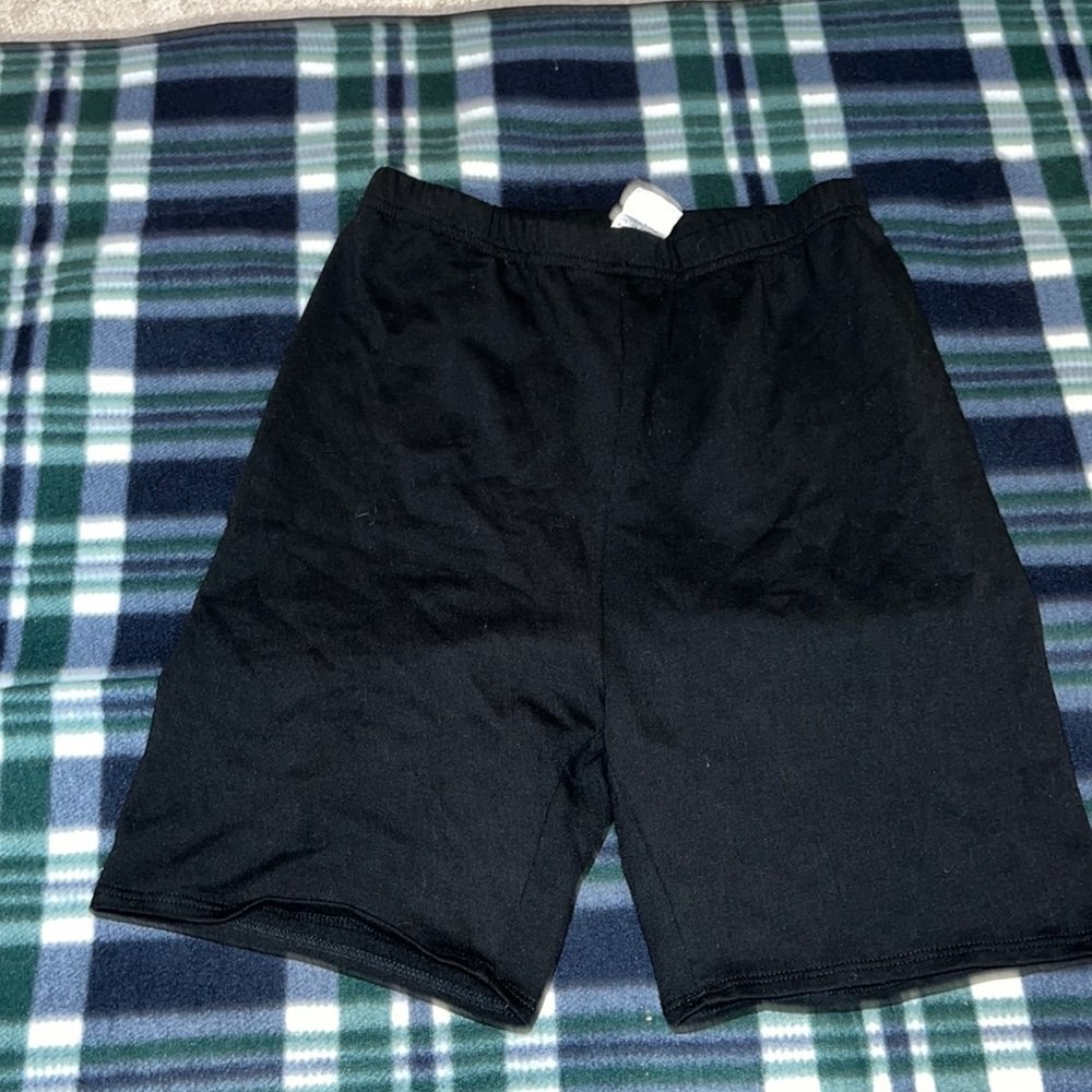 SHEIN black biker shorts